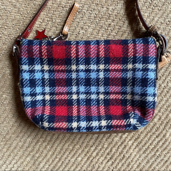 Vintage Coach Wool Plaid Shoulder Bag - Picture 2 of 9